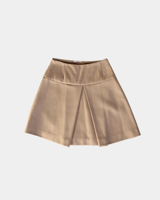 miu miu 2000s pleated skirt