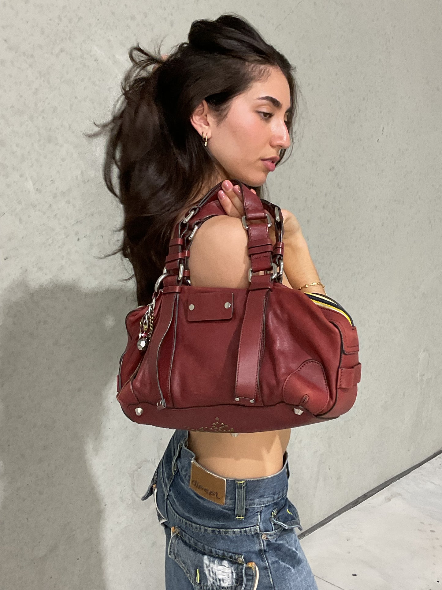 chloé leather bag