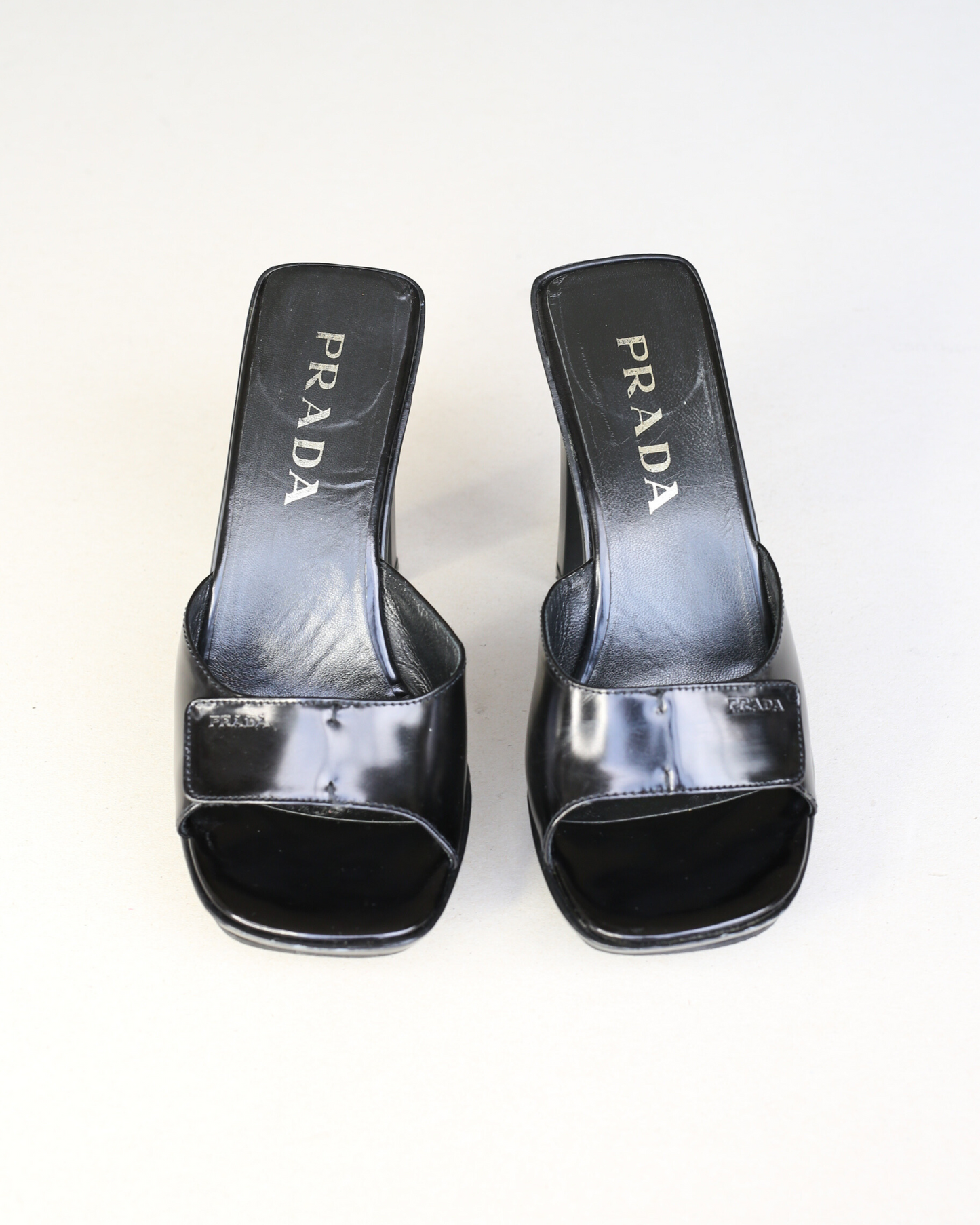 prada ss 1999 split sole platform heels (rare)