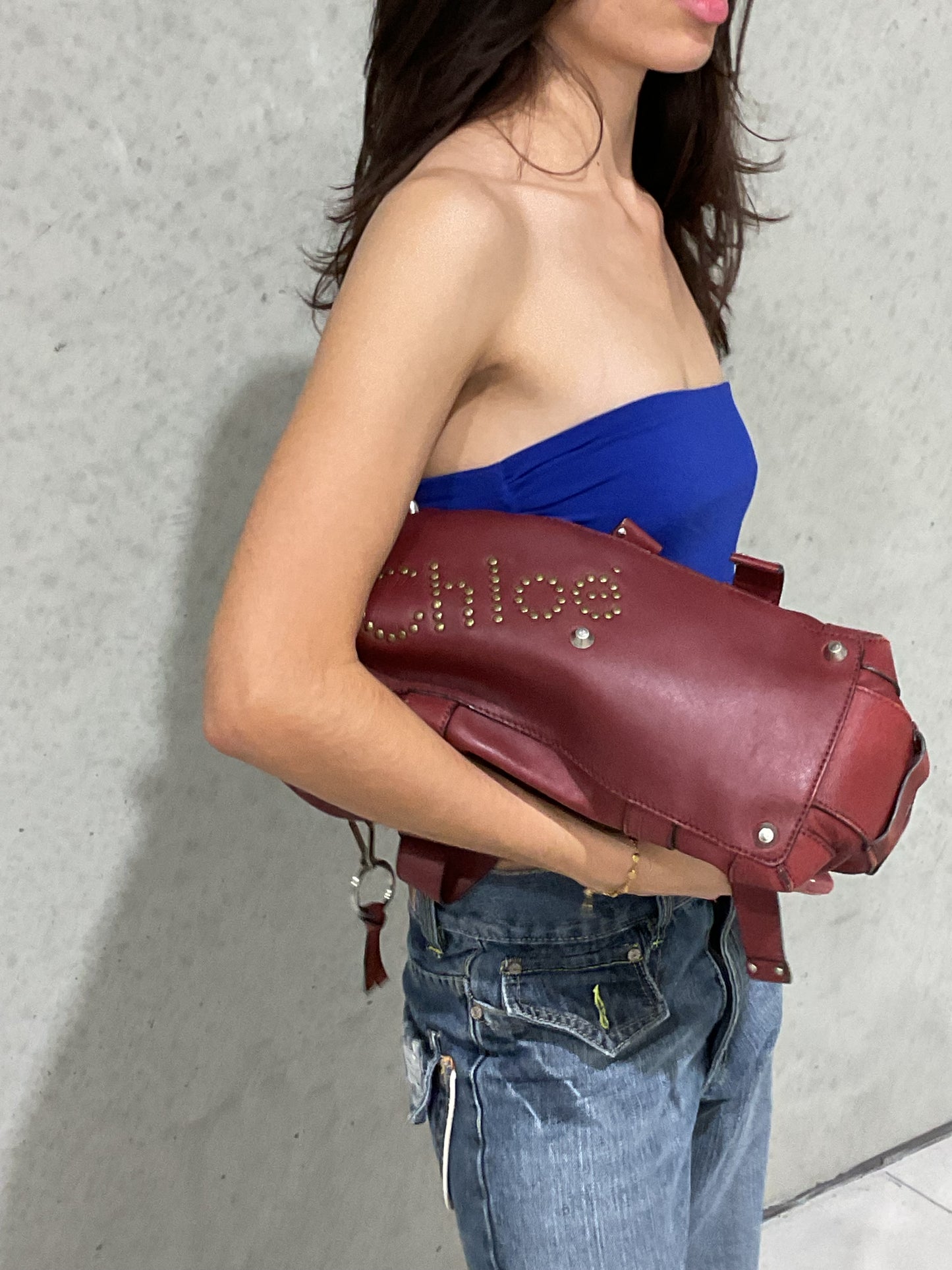 chloé leather bag